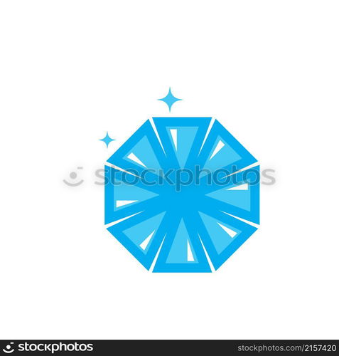 Diamond vector icon illustration design template