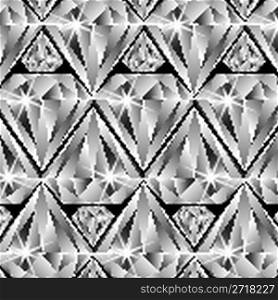 diamonds pattern, abstract vector art illustration