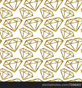 Diamonds seamless pattern. Vector girly background in gold color. Fashion wrapping or fabric pattern. Diamonds seamless pattern. Vector girly background in gold color. Fashion wrapping or fabric pattern.
