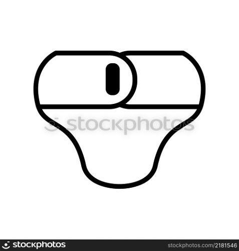 Diapers icon vector sing and symbol on trendy design