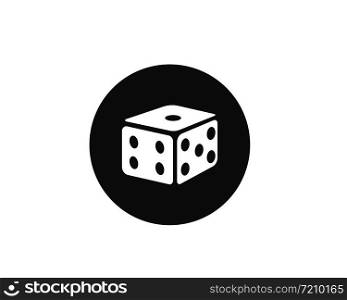 dice cubes icon vector illustration design template