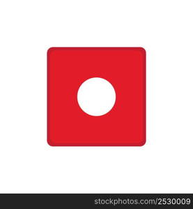 dice icon logo vector design template