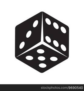 Dice Icon Vector Design Symbol illustration