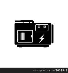 Diesel generator logo icon symbol,illustration design template