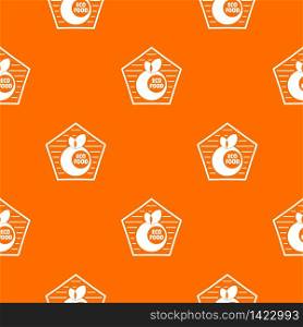 Diet food pattern vector orange for any web design best. Diet food pattern vector orange