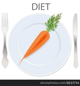 diet icon isolated. vector illustration. EPS 10.