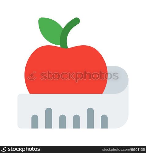 diet, icon on isolated background