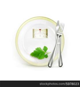 Diet vector illustration