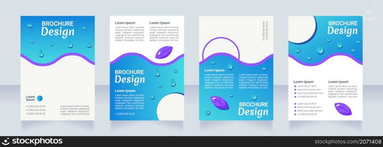 Dieting plan for gastritis blank brochure layout design. Vertical poster template set with empty copy space for text. Premade corporate reports collection. Editable flyer paper pages. Dieting plan for gastritis blank brochure layout design