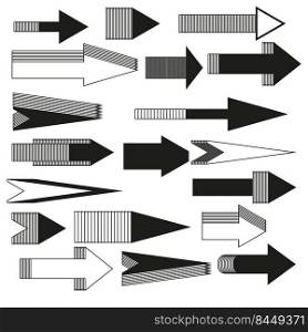 different arrows.Vector illustration. Stock image. EPS 10.. different arrows.Vector illustration. Stock image. 