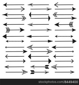 different arrows.Vector illustration. Stock image. EPS 10.. different arrows.Vector illustration. Stock image. 