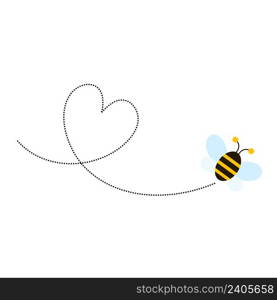 Different bee and honeycomb vector and icon