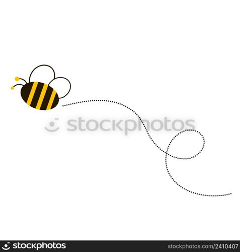 Different bee and honeycomb vector and icon