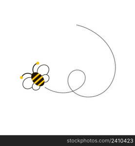 Different bee and honeycomb vector and icon