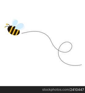 Different bee and honeycomb vector and icon