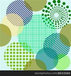 Different shaped circles green pantone seamless pattern, shiny sphere background, modern beautiful wallpaper, fabric print template. wrapping paper illustration with dot bubbles.. Different shaped circles green pantone seamless pattern, shiny sphere background, modern beautiful wallpaper