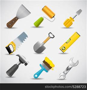 Different tools icon vector illustration set1