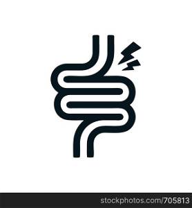 Digestive icon vector logo template