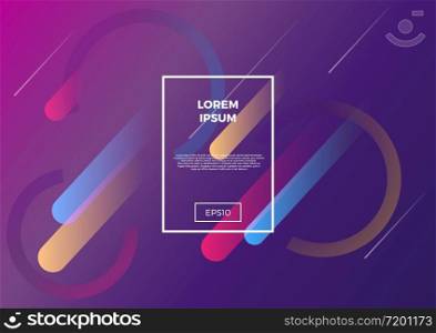 Digital Abstract Vector Background, color trend 2020, pink, purple and blue