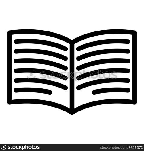 Digital book innovation icon outline vector. Online study. Education read. Digital book innovation icon outline vector. Online study