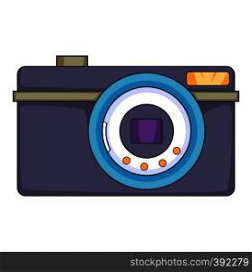 Digital camera icon. Cartoon illustration of digital camera vector icon for web. Digital camera icon, cartoon style