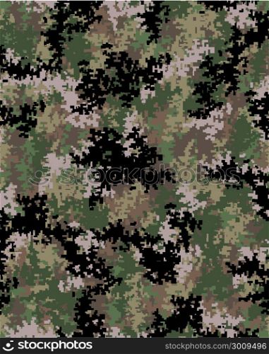 Digital camouflage pattern