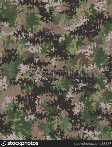 Digital camouflage pattern