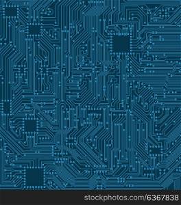 Digital Circuit Background. Texture of Processor, Motherboard. Digital Circuit Background. Texture of Processor, Motherboard - Illustration Vector