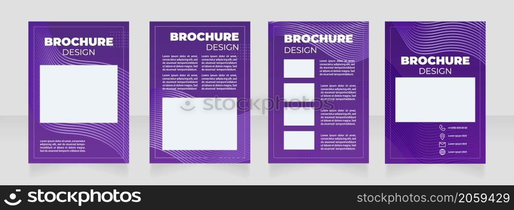 Digital graphics creation course blank brochure layout design. Vertical poster template set with empty copy space for text. Premade corporate reports collection. Editable flyer paper pages. Digital graphics creation course blank brochure layout design