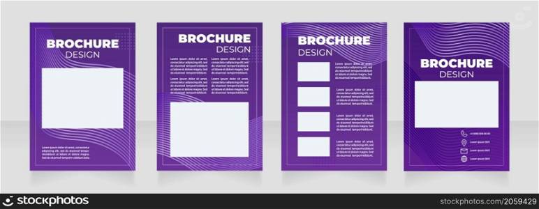 Digital graphics creation course blank brochure layout design. Vertical poster template set with empty copy space for text. Premade corporate reports collection. Editable flyer paper pages. Digital graphics creation course blank brochure layout design
