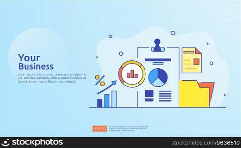 Digital marketing strategy concept business Vector Image