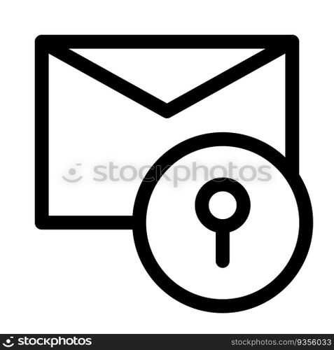 Digital message encrypted for security.