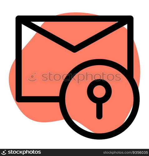 Digital message encrypted for security.