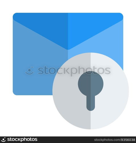 Digital message encrypted for security.