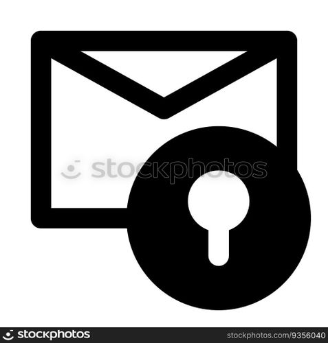 Digital message encrypted for security.