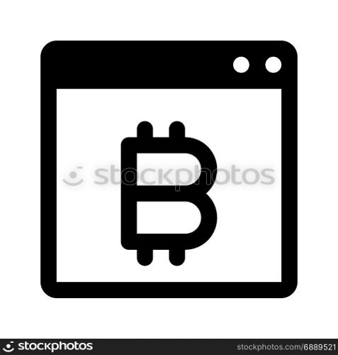 digital money, icon on isolated background
