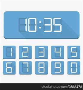 Digital Numbers and Clock