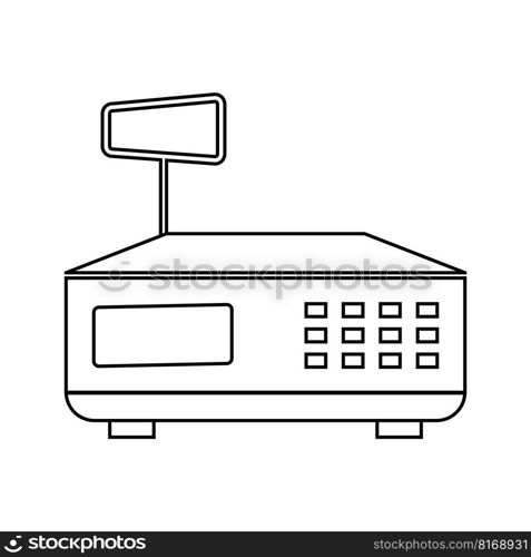 digital scales icon vector illustration symbol design