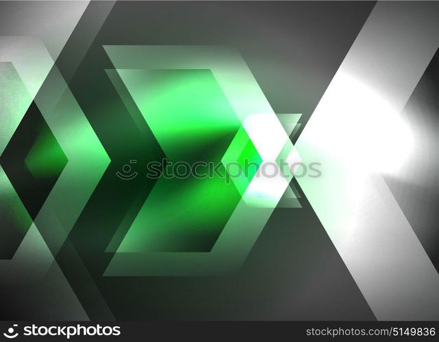 Digital technology glowing arrows. Digital technology glowing arrows, modern geometric abstract background with light effects and place for your message