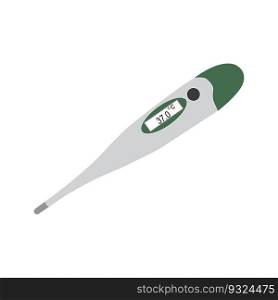 digital thermometer icon vector simple design