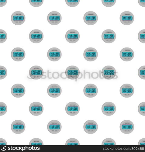 Digital timer pattern seamless vector repeat for any web design. Digital timer pattern seamless vector