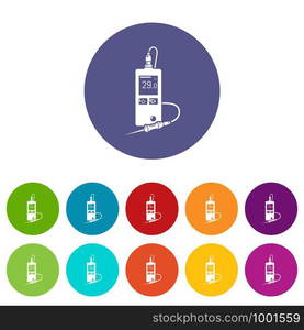 Digital tonometer icon. Simple illustration of digital tonometer vector icon for web. Digital tonometer icon, simple style