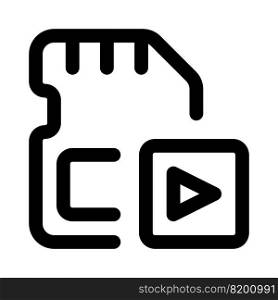 Digital video storage on small memory card.