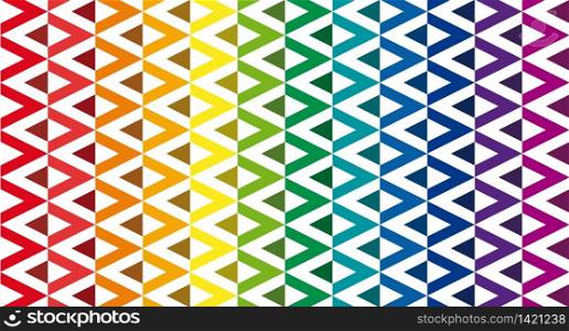 Digital vintage painting. Abstract geometric colorful vector banner and background. Triangles and arrows