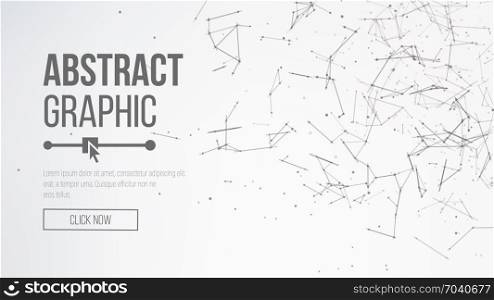 Digitally Generated Image. Big Data Complex Vector. Connecting Dots And Lines. Science Background. Vector Elegant Background For Business Presentation.. Digitally Generated Image. Big Data Complex Vector. Connecting Dots And Lines. Science Background.