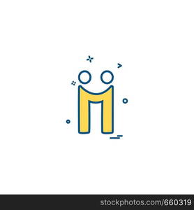 Diigo icon design vector