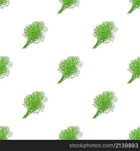 Dill pattern seamless background texture repeat wallpaper geometric vector. Dill pattern seamless vector