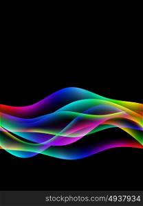dinamyc flow, stylized waves, vector. energetic waves, EPS10 with transparency and mesh