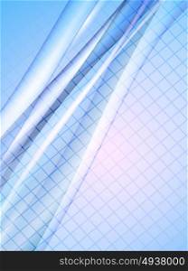 dinamyc flow, stylized waves, vector. Vector blurred lines. EPS10 with transparency and mesh gradient. Abstract composition with curve lines. Blurry lines for relax theme background. Background with copy space. Place for text. Border line