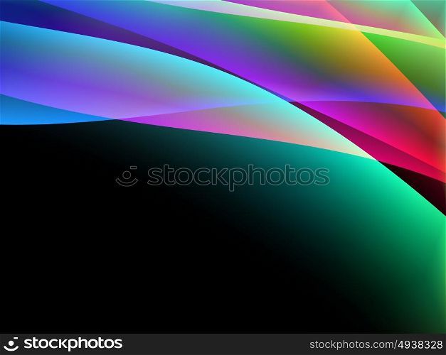 dinamyc flow, stylized waves, vector. Vector waves. EPS10 with transparency and mesh. Abstract composition with curve lines. Blurred lines for relax themes background. Background with copy space. Place for text. Border lines